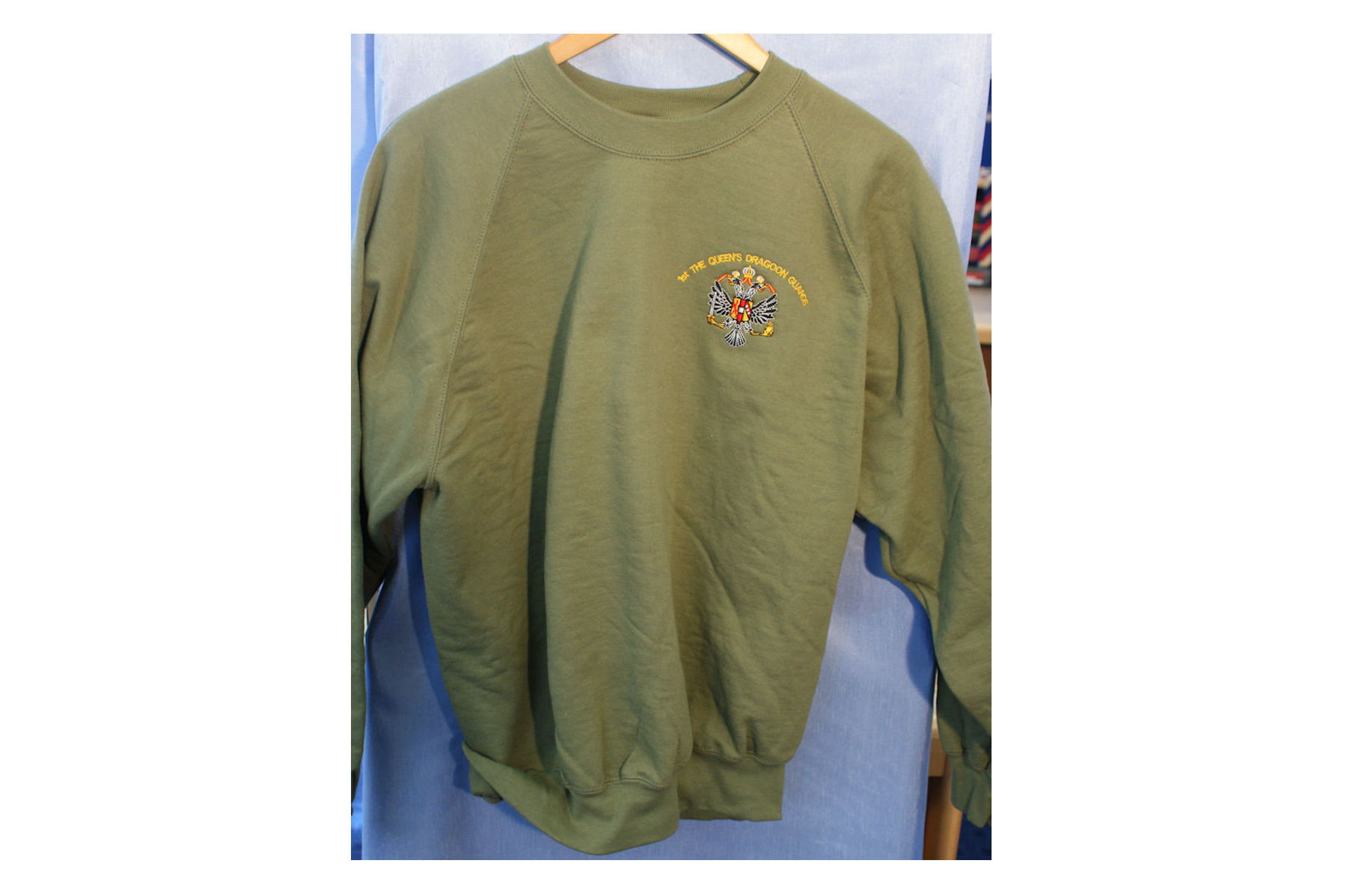 1st The Queens Dragoon Guards Embroidered Sweatshirt - Bovington PRI Shop